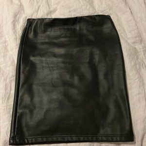 Pleather Pencil skirt